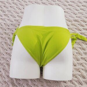 New From Brazilian Double Lined Low Rise Cheeky Bikini Bottom with Tie Sides